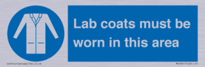 Lab coats must be worn in this area